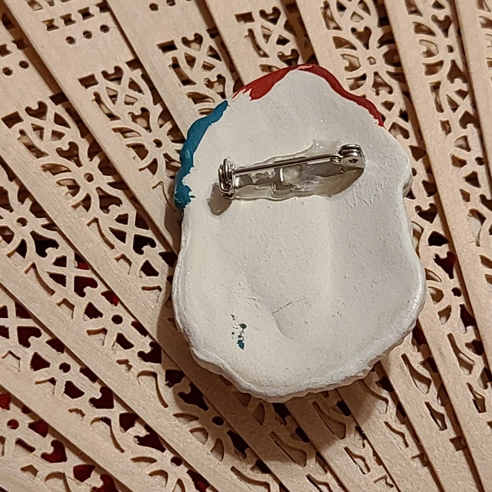 Christmas Santa Pin